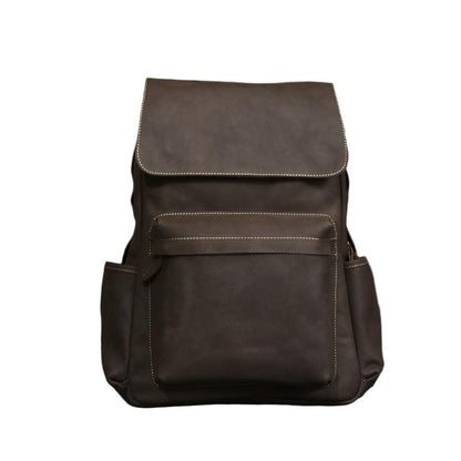 Retro Leather Backpack for Travel and Work | Bag Pack Store