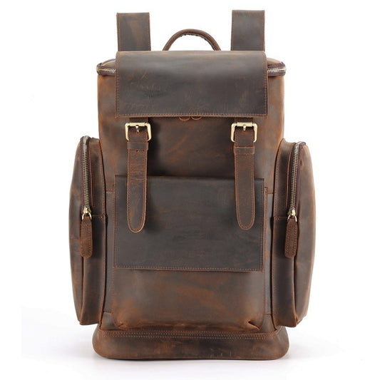 Vintage Style Premium Leather Multifunction Backpack | Bag Pack Store