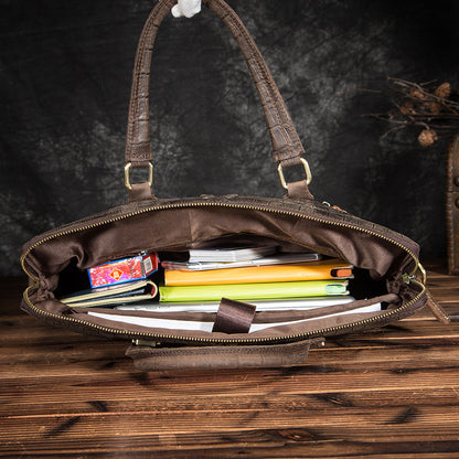 Portable Leather Computer Bag for Professionals | Bag Pack Store