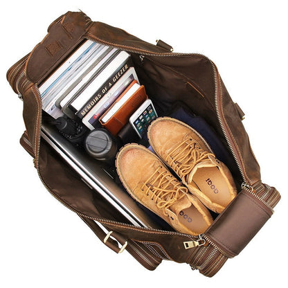 Premium Leather Luggage for Long-Distance Travel| Bag Pack Store