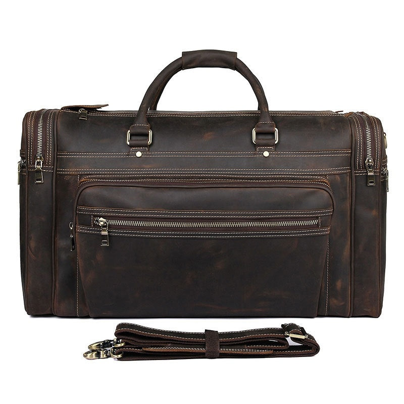 Premium Leather Luggage for Long-Distance Travel| Bag Pack Store