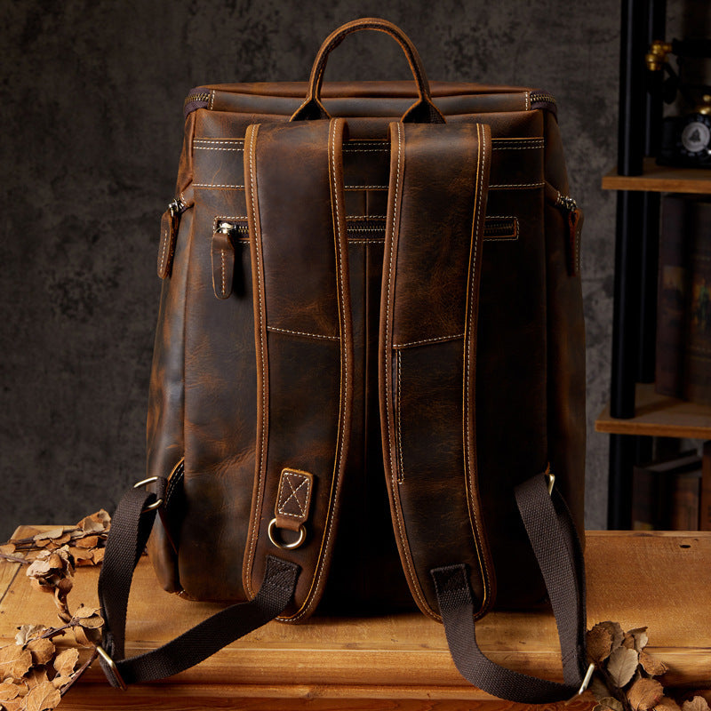 Multifunction Vintage Premium Leather Backpack| Bag Pack Store