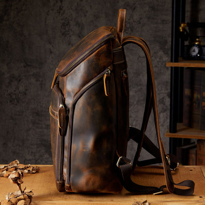 Multifunction Vintage Premium Leather Backpack| Bag Pack Store