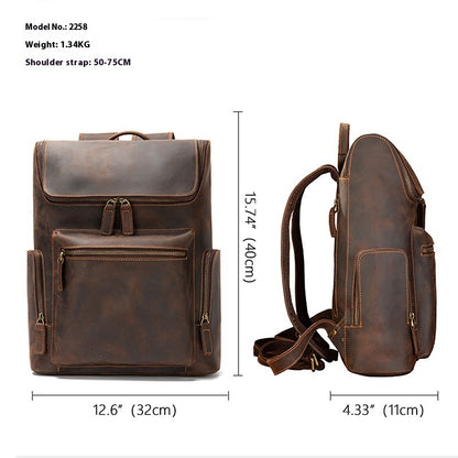 Classic Leather Backpack