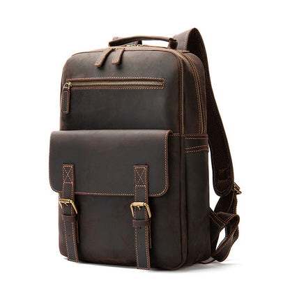 Premium Leather Retro Backpack | Bag Pack Store