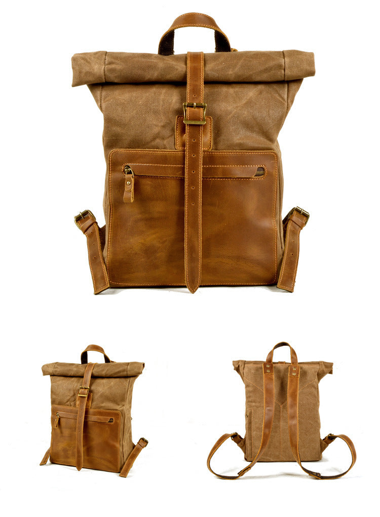 New Retro Wax Canvas Backpack | Bag Pack Store