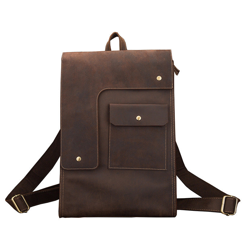 Casual Leather British Backpack| Bag Pack Store