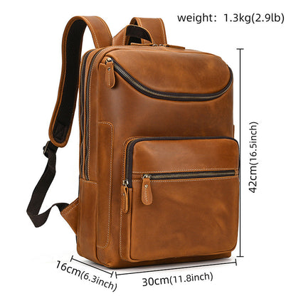 Vintage Leather Backpack for Multipurpose| Bag Pack Store