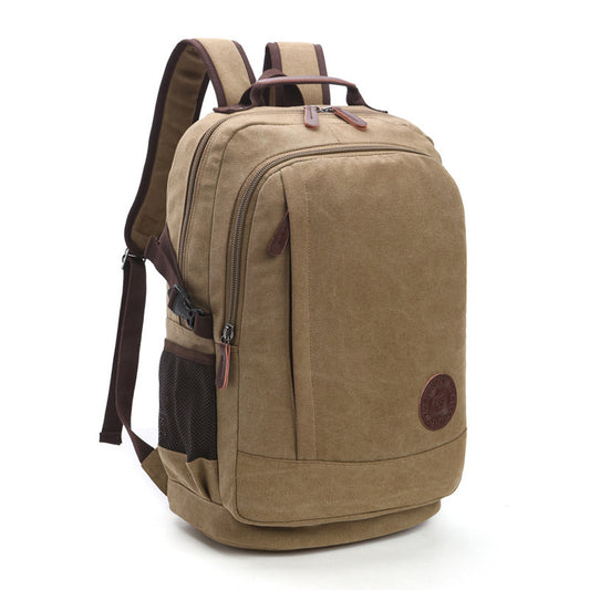 Wear-Resistant Canvas Backpack