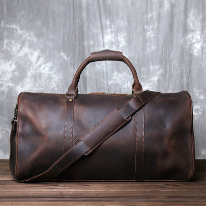 Premium Retro Leather Travel Luggage Bag | Bag Pack Store