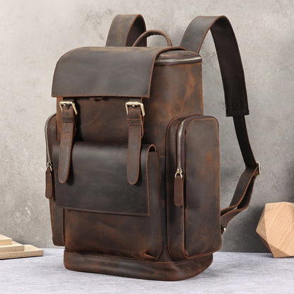 Vintage Style Premium Leather Multifunction Backpack | Bag Pack Store