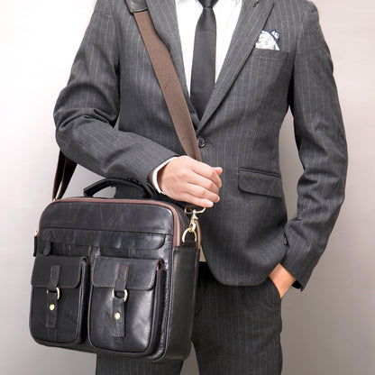 Premium Leather Retro Laptop Bag| Bag Pack Store