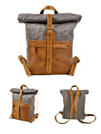 New Retro Wax Canvas Backpack | Bag Pack Store