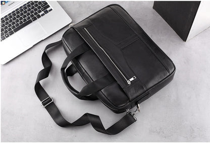 Premium Leather Laptop Bag with Enhanced Features |Bag Pack Store