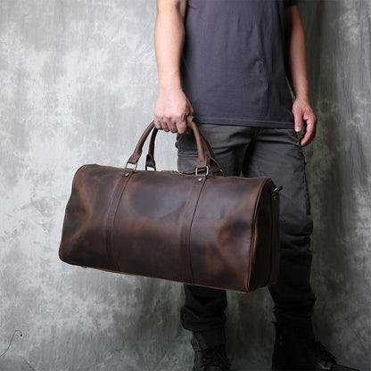 Premium Retro Leather Travel Luggage Bag | Bag Pack Store