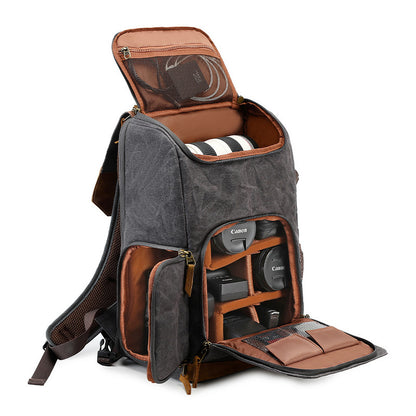 Camera Ready Canvas Outdoor Backpack