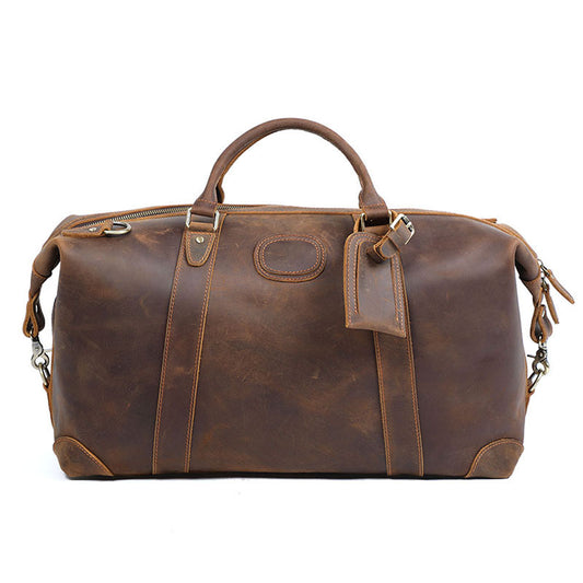 Premium Retro Large Capacity Leather Travel Bag  | Bag Pack Store