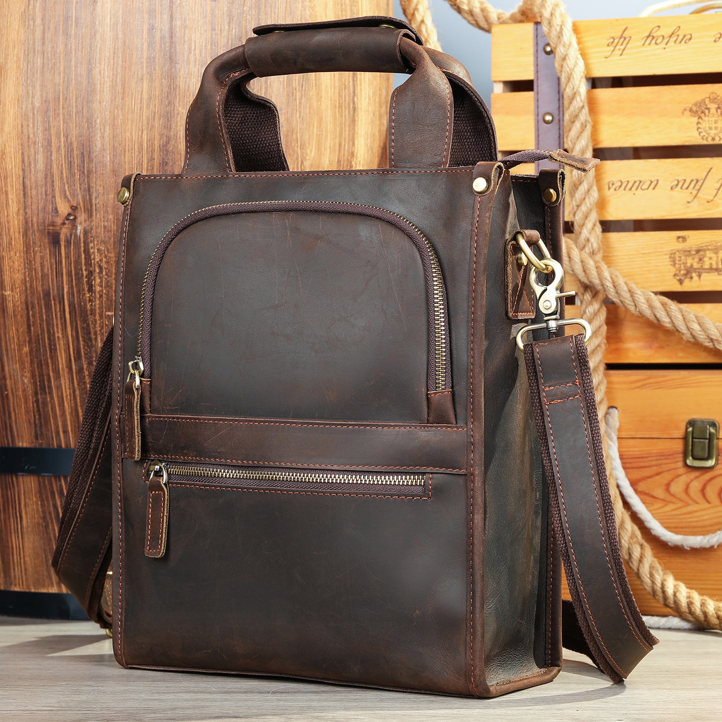 Genuine Leather High-Grade Backpack  | Bag Pack Store