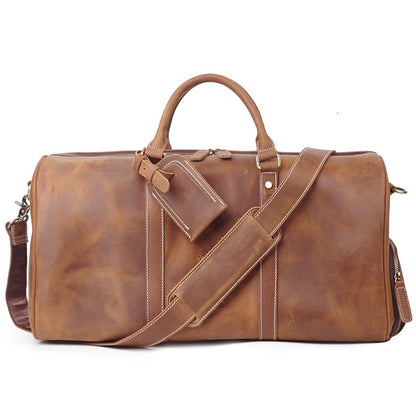 Premium Leather Retro Style Hand Luggage Bag| Bag Pack Store