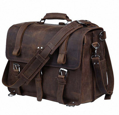 Premium Retro Style Leather Traveling Bag| Bag Pack Store