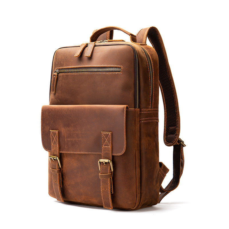 Premium Leather Retro Backpack | Bag Pack Store