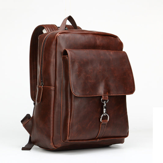 Retro Leather Backpack for Daily Use | Bag Pack Store