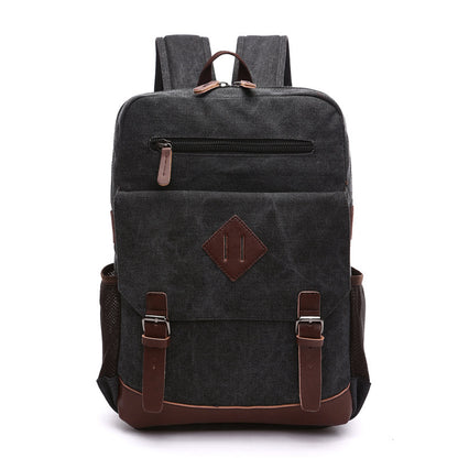 Wash Canvas, Solid Color, Durable Backpack| Bag Pack Store