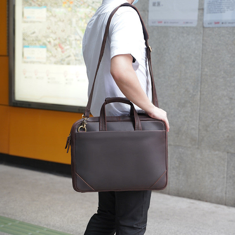 New Retro Leather Briefcase for professionals | Bag Pack Store