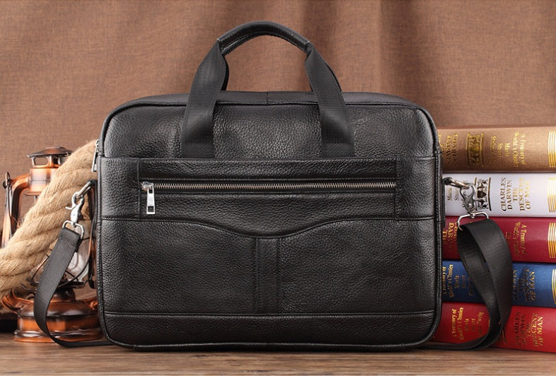 Premium Leather Laptop Bag with Enhanced Features |Bag Pack Store