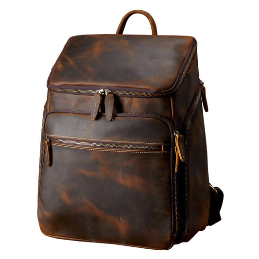 Multifunction Vintage Premium Leather Backpack| Bag Pack Store