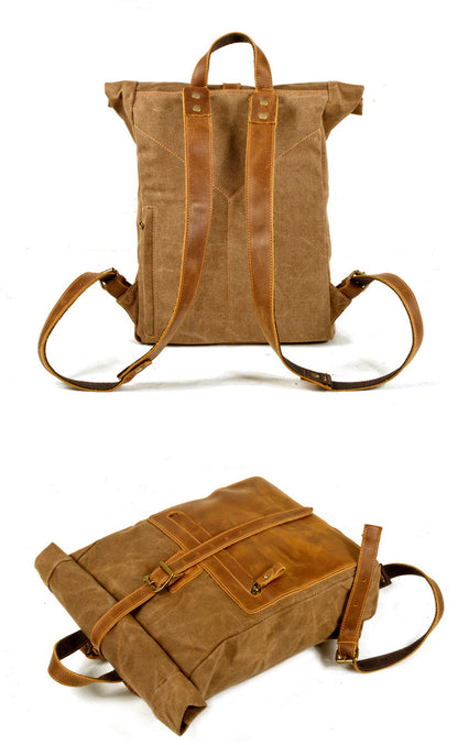 New Retro Wax Canvas Backpack | Bag Pack Store