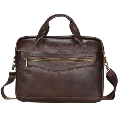 Vintage Style Premium Leather Laptop Bag| Bag Pack Store