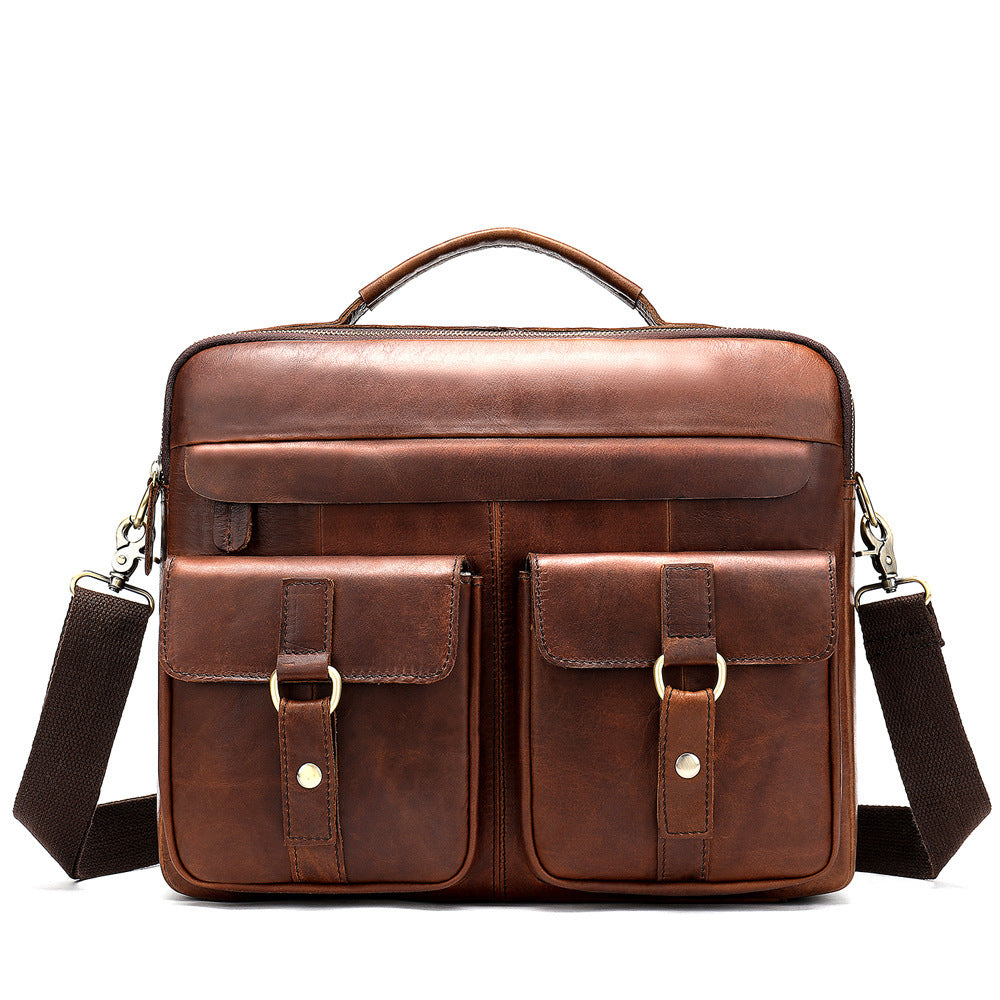 Premium Leather Retro Laptop Bag| Bag Pack Store