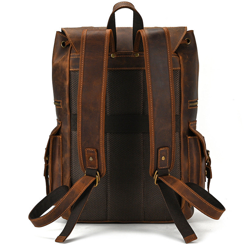 Multipurpose Premium Leather Vintage Backpack| Bag Pack Store