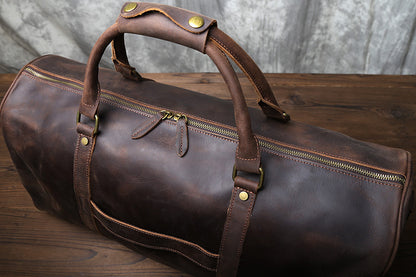 Premium Retro Leather Travel Luggage Bag | Bag Pack Store