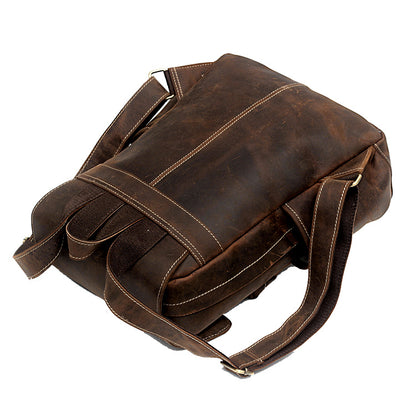 Retro Leather Backpack for Travel and Work | Bag Pack Store