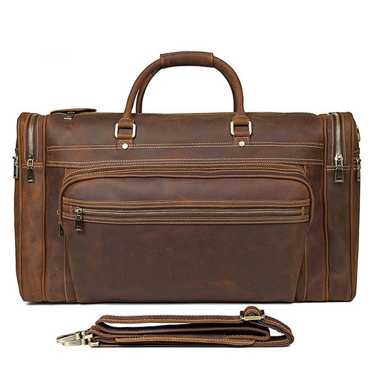 Premium Leather Luggage for Long-Distance Travel| Bag Pack Store