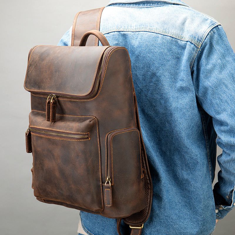 Classic Leather Backpack