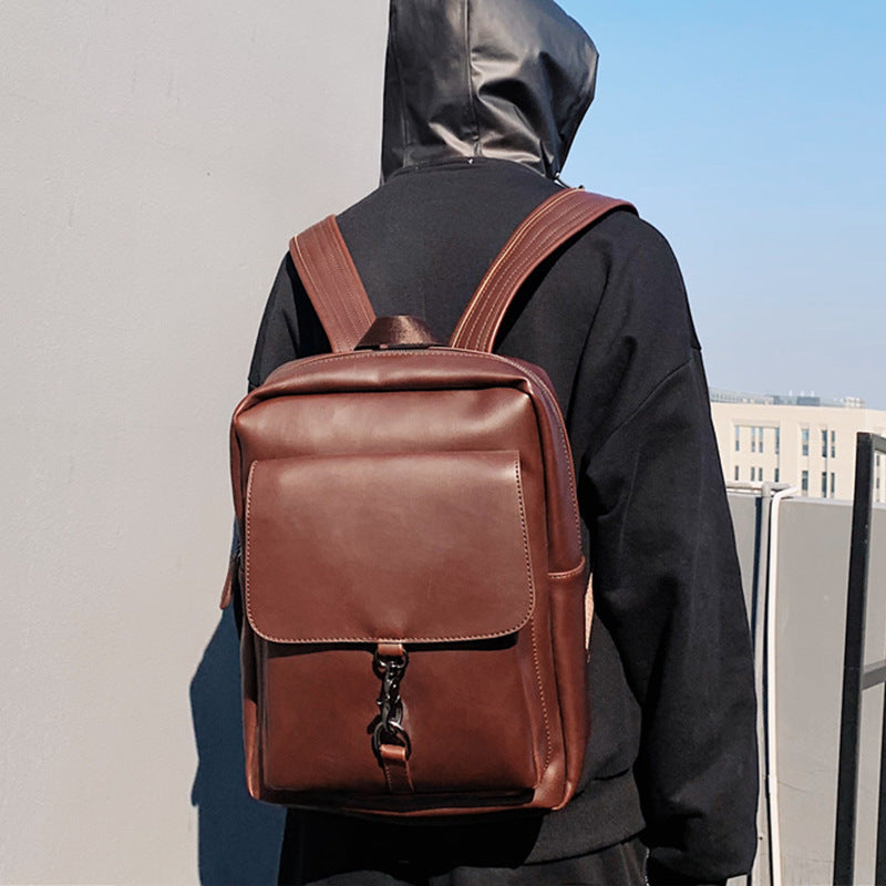 Retro Leather Backpack for Daily Use | Bag Pack Store