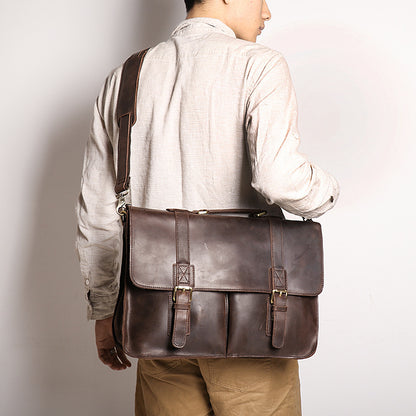 Retro Leather Laptop Bag| Bag Pack Store