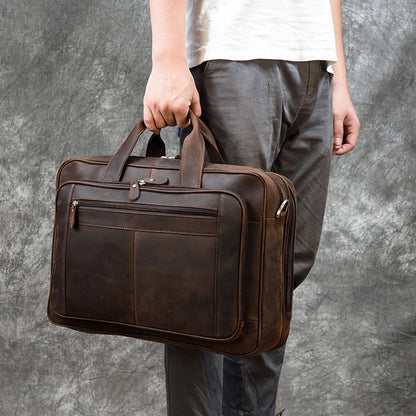 Premium Leather Briefcase for Business| Bag Pack Store