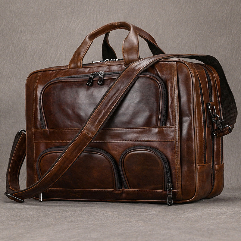 Premium Leather Briefcase for Business| Bag Pack Store