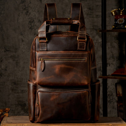 Premium Retro Leather Backpack for Multipurpose | Bag Pack Store