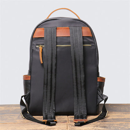 British Retro Leather Backpack