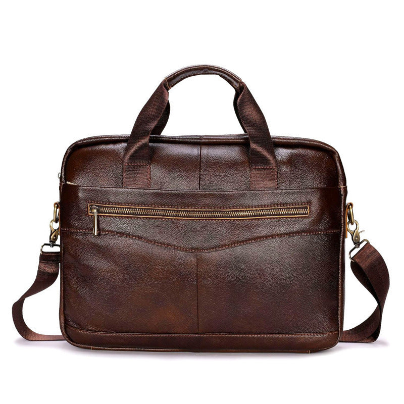 Vintage Style Premium Leather Laptop Bag| Bag Pack Store