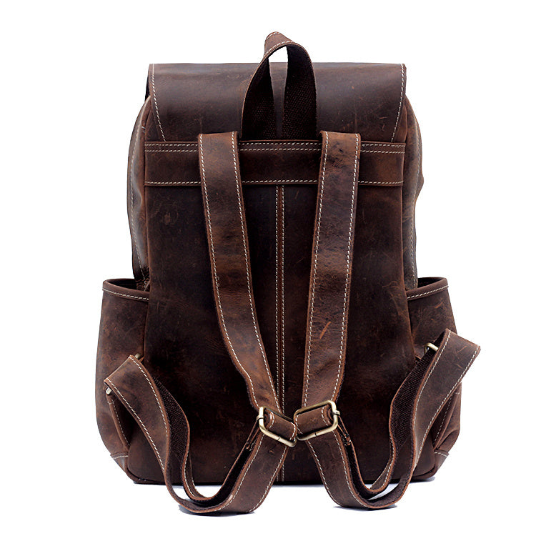 Retro Leather Backpack for Travel and Work | Bag Pack Store