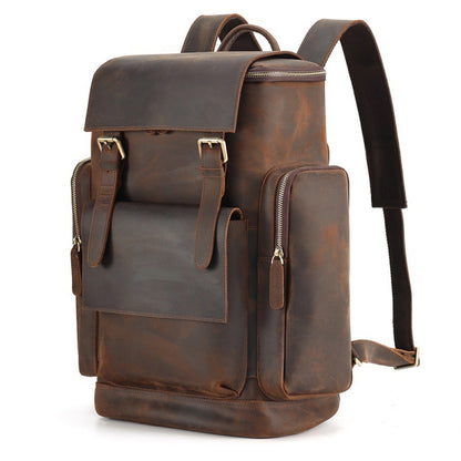 Vintage Style Premium Leather Multifunction Backpack | Bag Pack Store