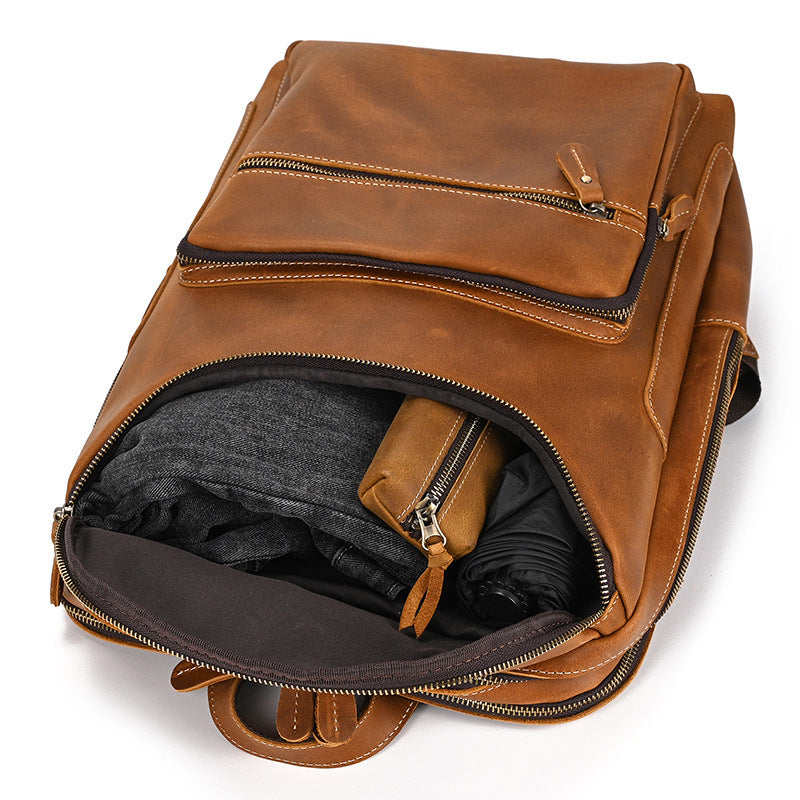 Vintage Leather Backpack for Multipurpose| Bag Pack Store