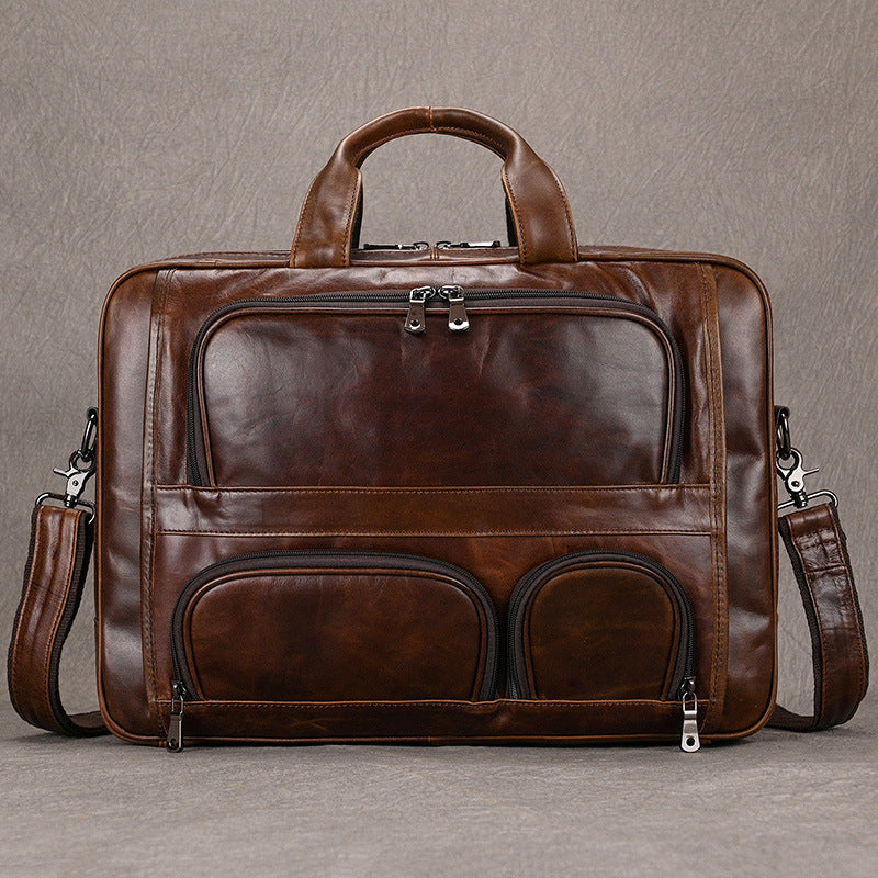 Premium Leather Briefcase for Business| Bag Pack Store