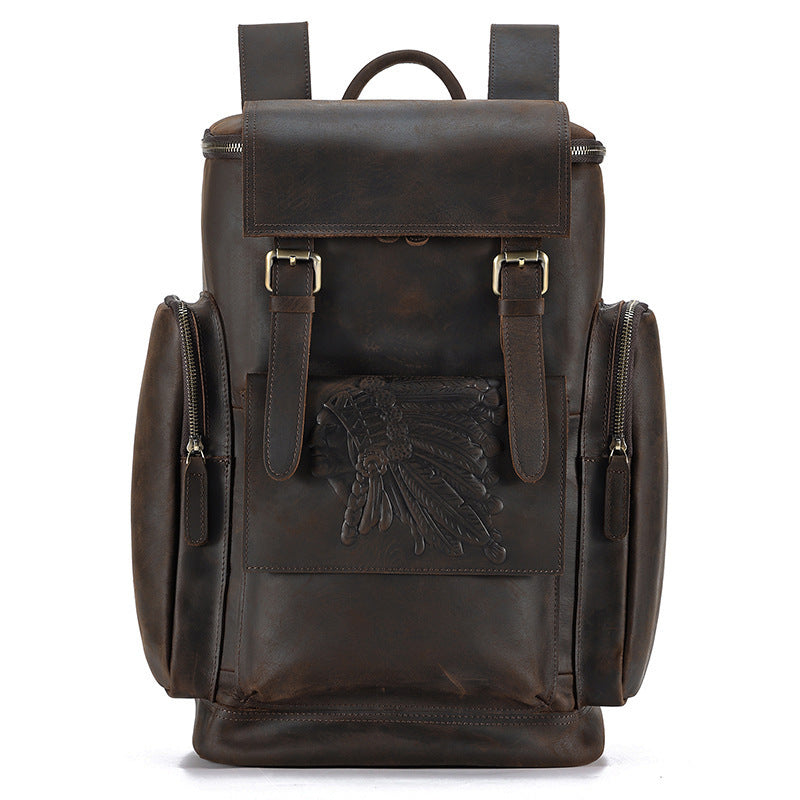 Vintage Style Premium Leather Multifunction Backpack | Bag Pack Store